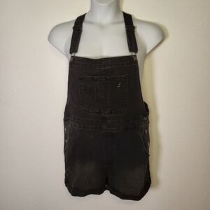 No Boundaries Juniors Overalls in Black size XLarge (15-17)
